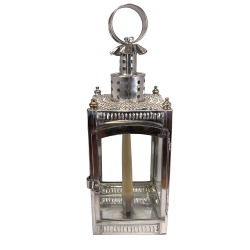 Paul Revere Punched Glass / Tin Lantern